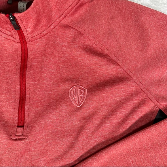 Adidas WB Warner Bros. Sweater Women Size L 1/4 Zip Long Sleeve Embroidered RARE - Picture 3 of 10